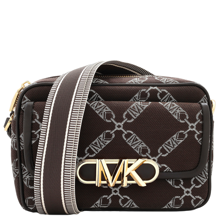 Michael Kors Parker Zipped Medium Empire Logo Crossbody Bag