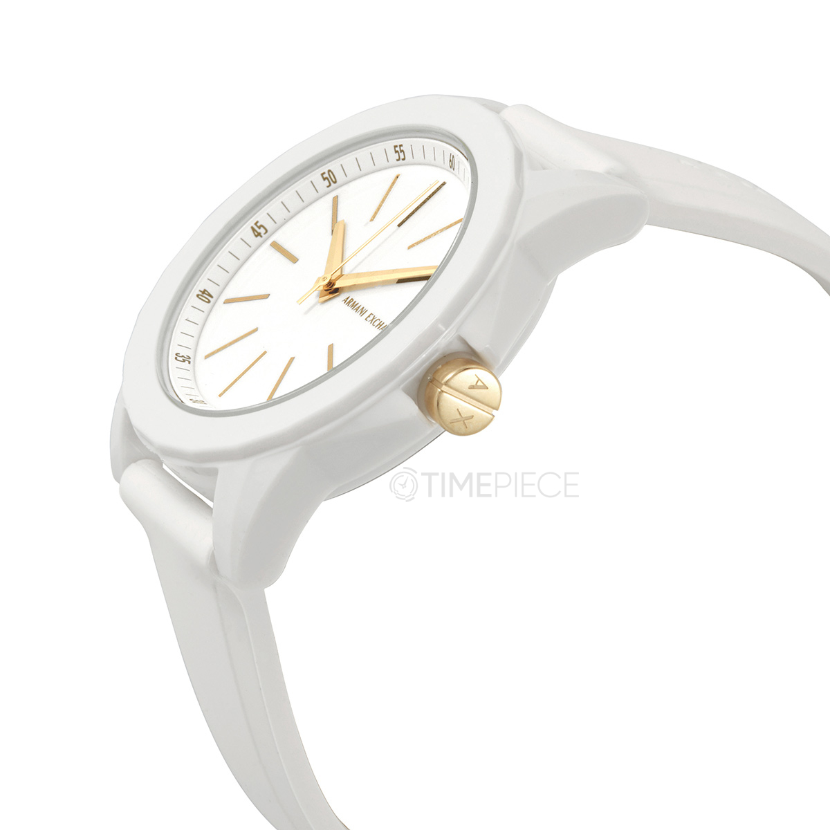 Armani Exchange Lady Banks Quartz White Dial Ladies Watch Set AX7126
