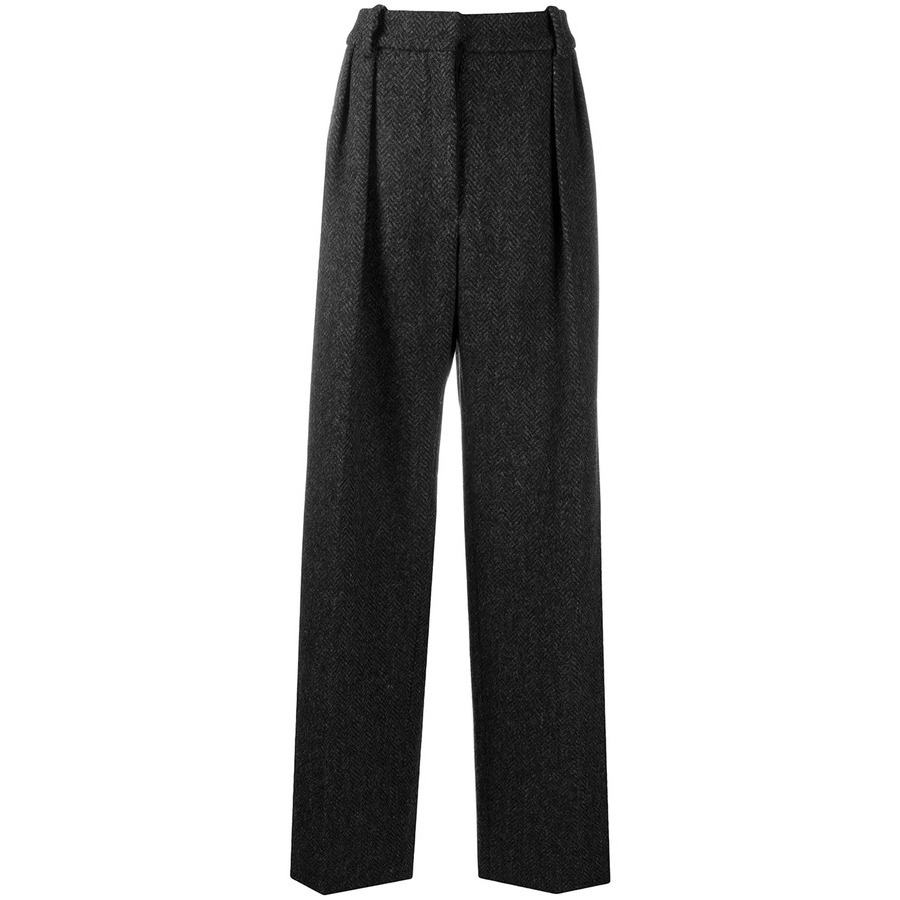 Valentino Garavani Tailored Herringbone Trousers