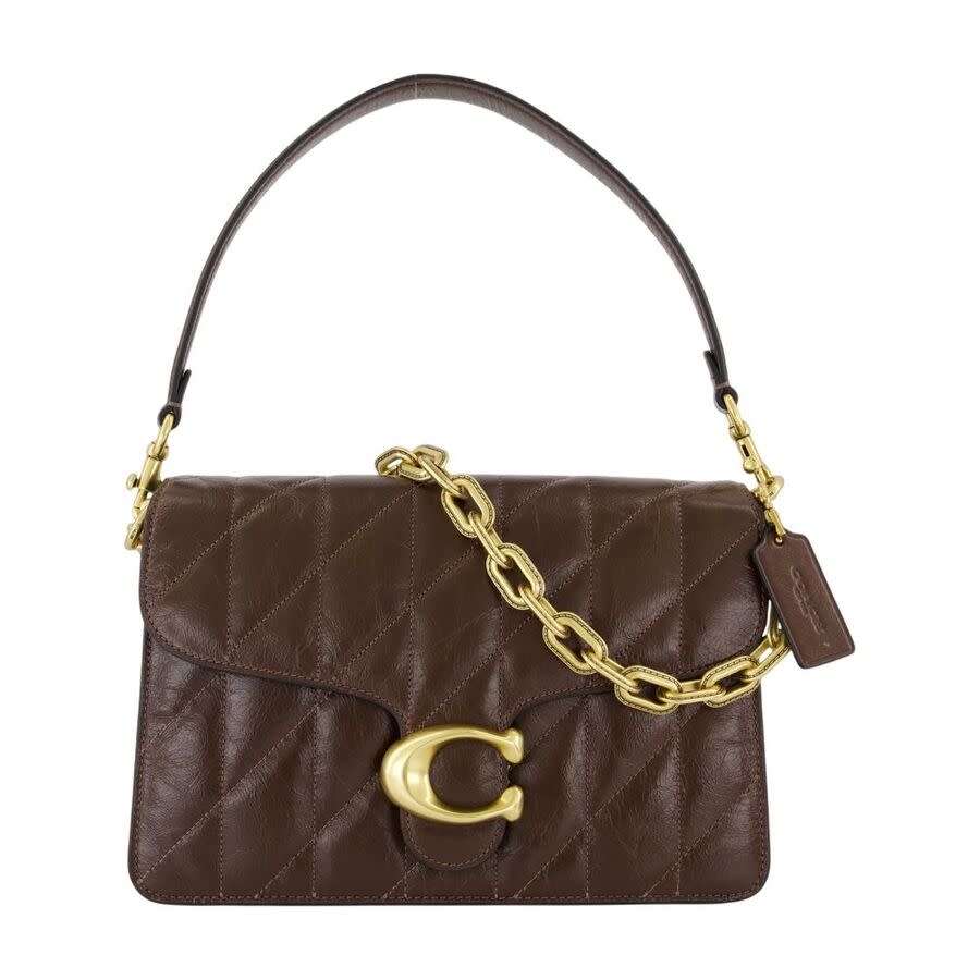 Coach Quilted Cowhide Shoulder Bag â Brown