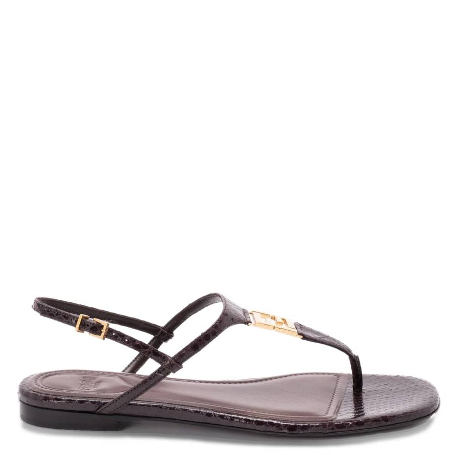 Fendi FFold Ayers Flat Thong Sandals