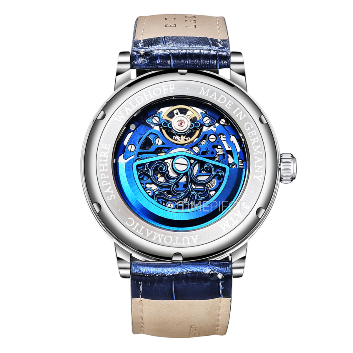 Waldhoff 06B Capital Royal Blue Mens Automatic Watch