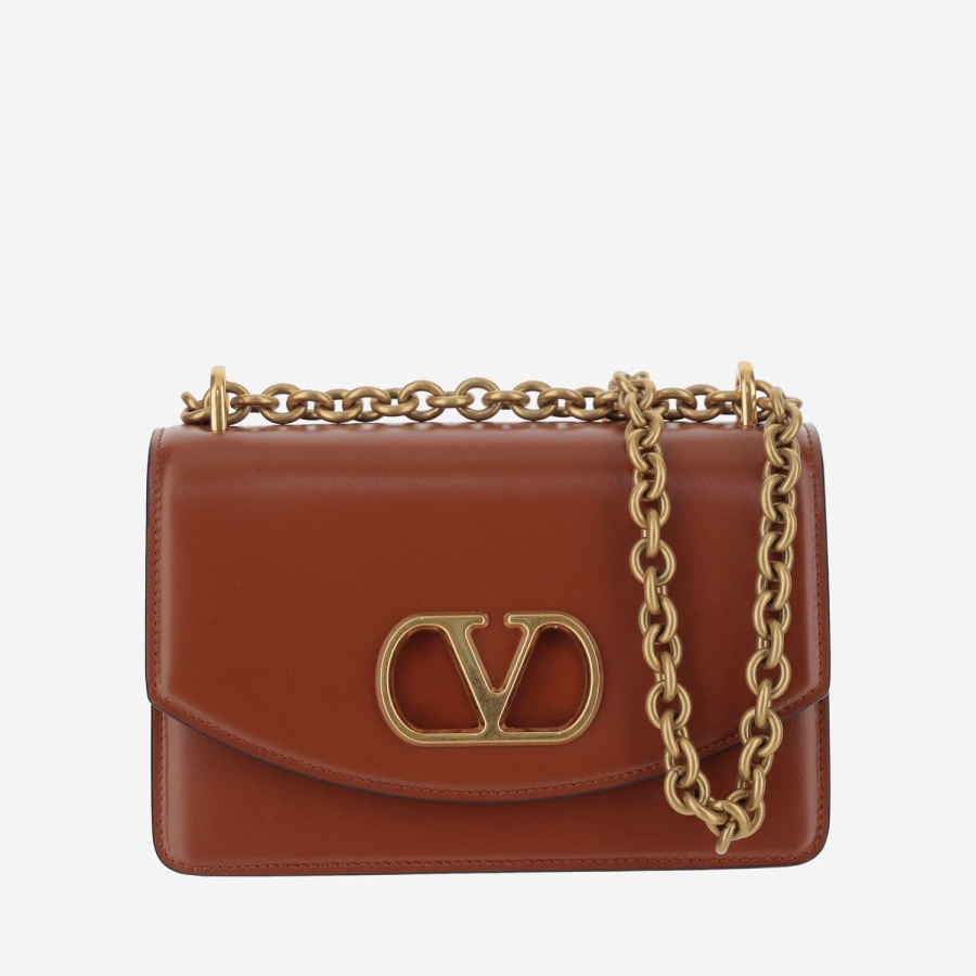 Valentino Garavani Vain Leather Small Shoulder Bag