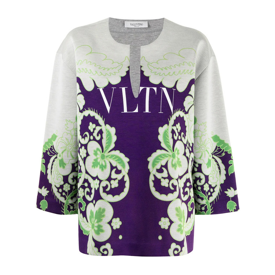 Valentino Garavani Vltn Floral-Print Sweatshirt