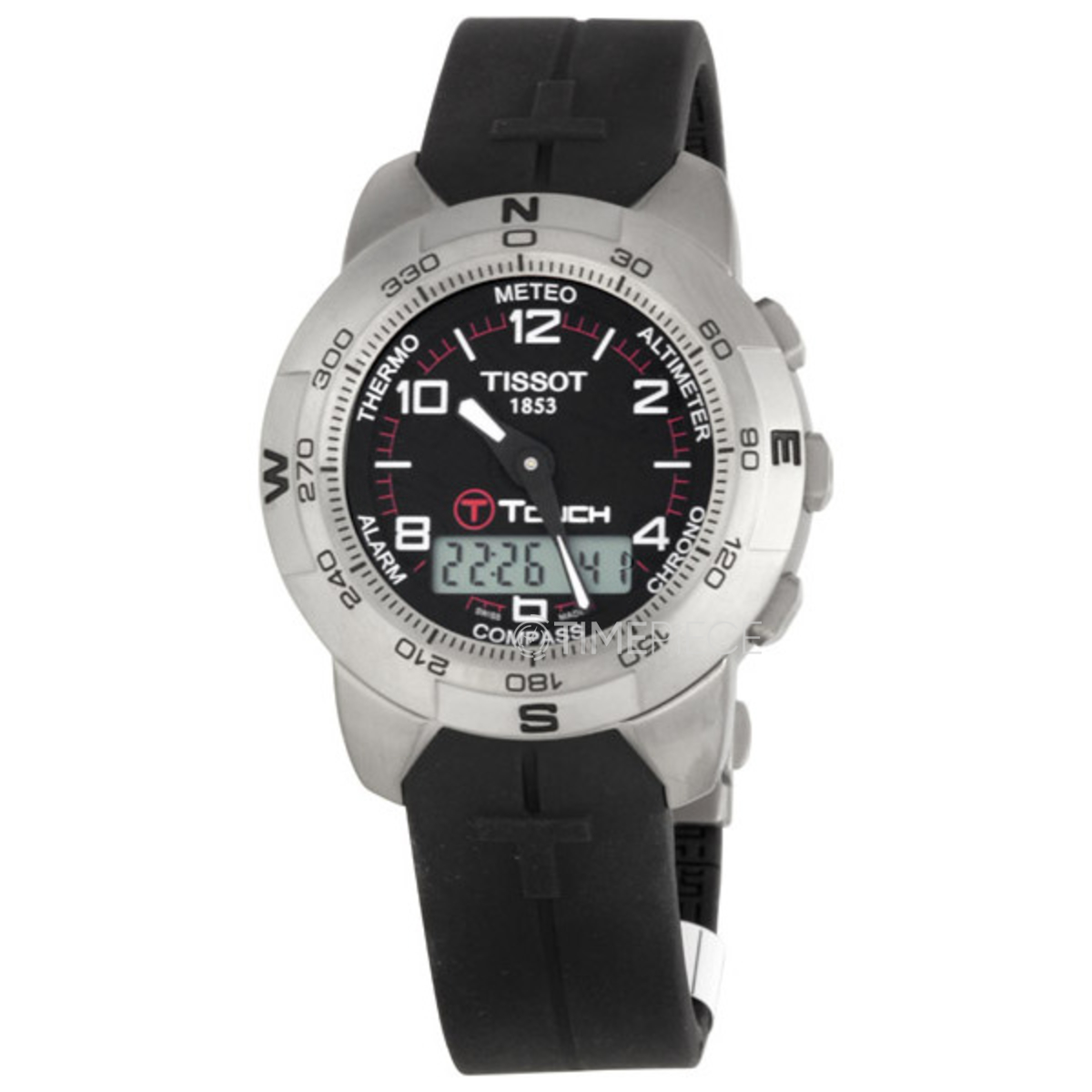 Tissot T-Touch Titanium Analog/Digital Multifunction Black Rubber