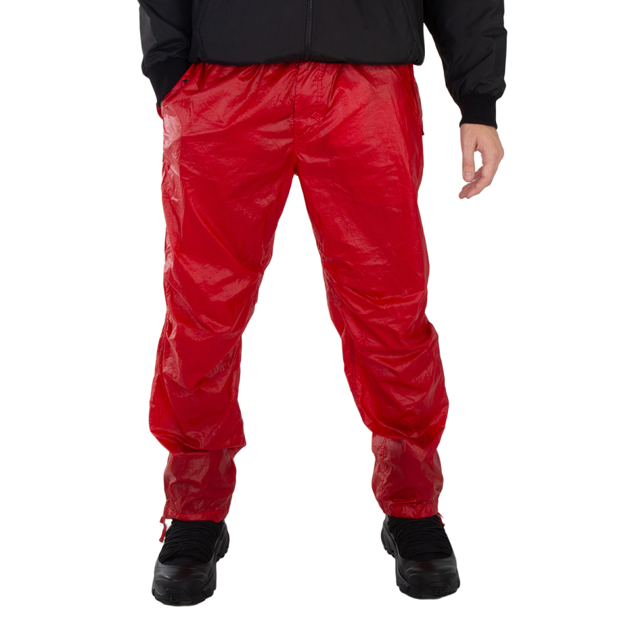 Ferragamo Red Nylon Cargo Pants