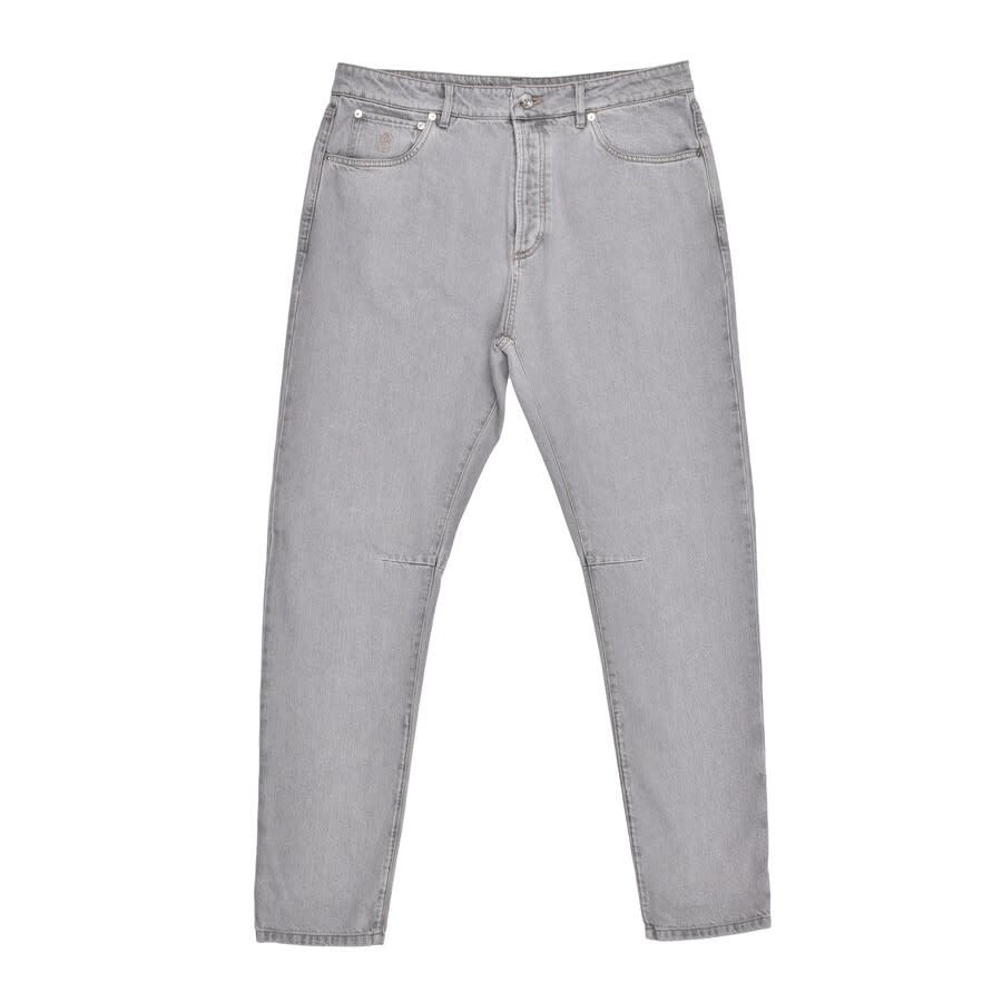 Brunello Cucinelli Light Denim Five-Pocket Jeans