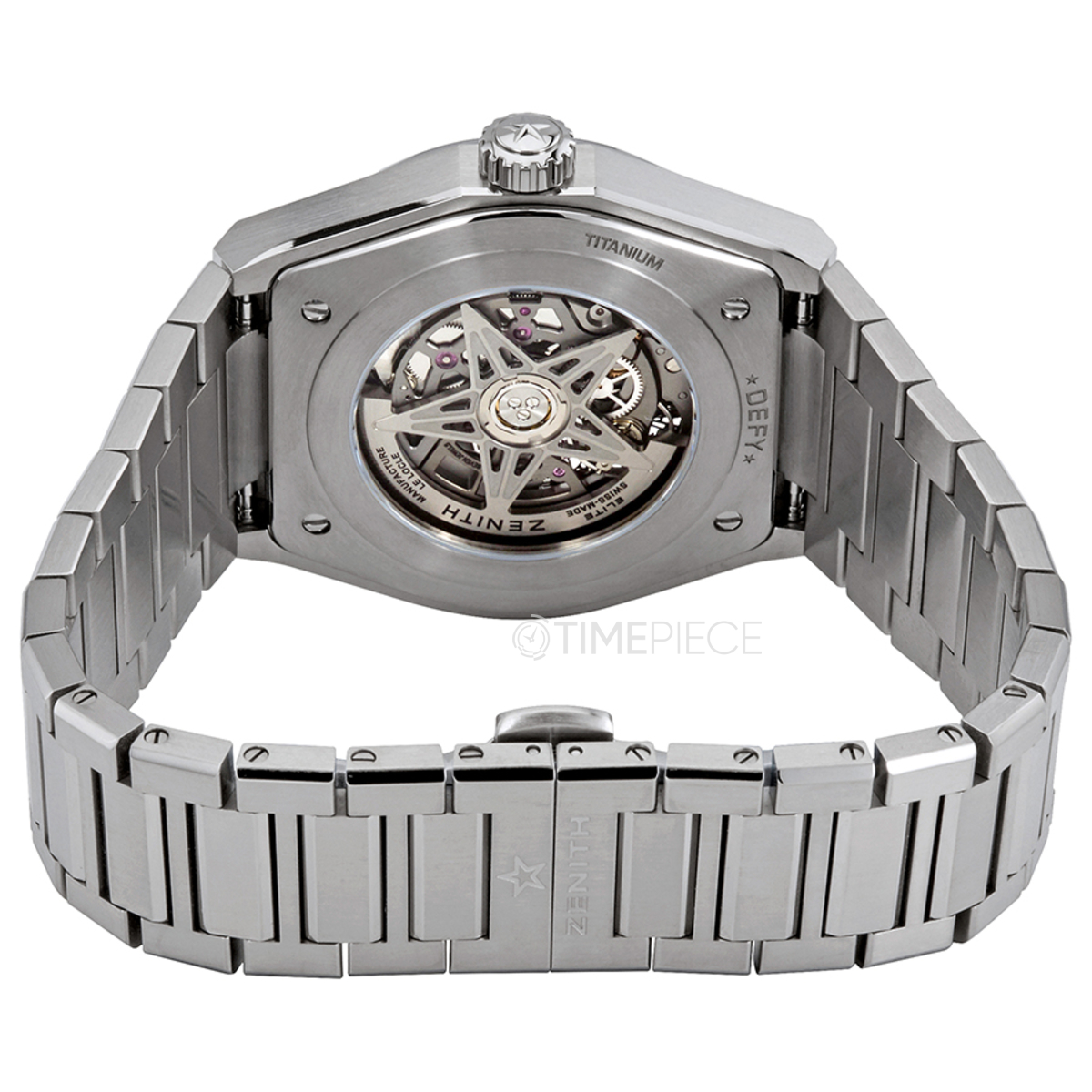 Zenith Defy Classic Automatic Skeletal Dial Titanium Men's Watch