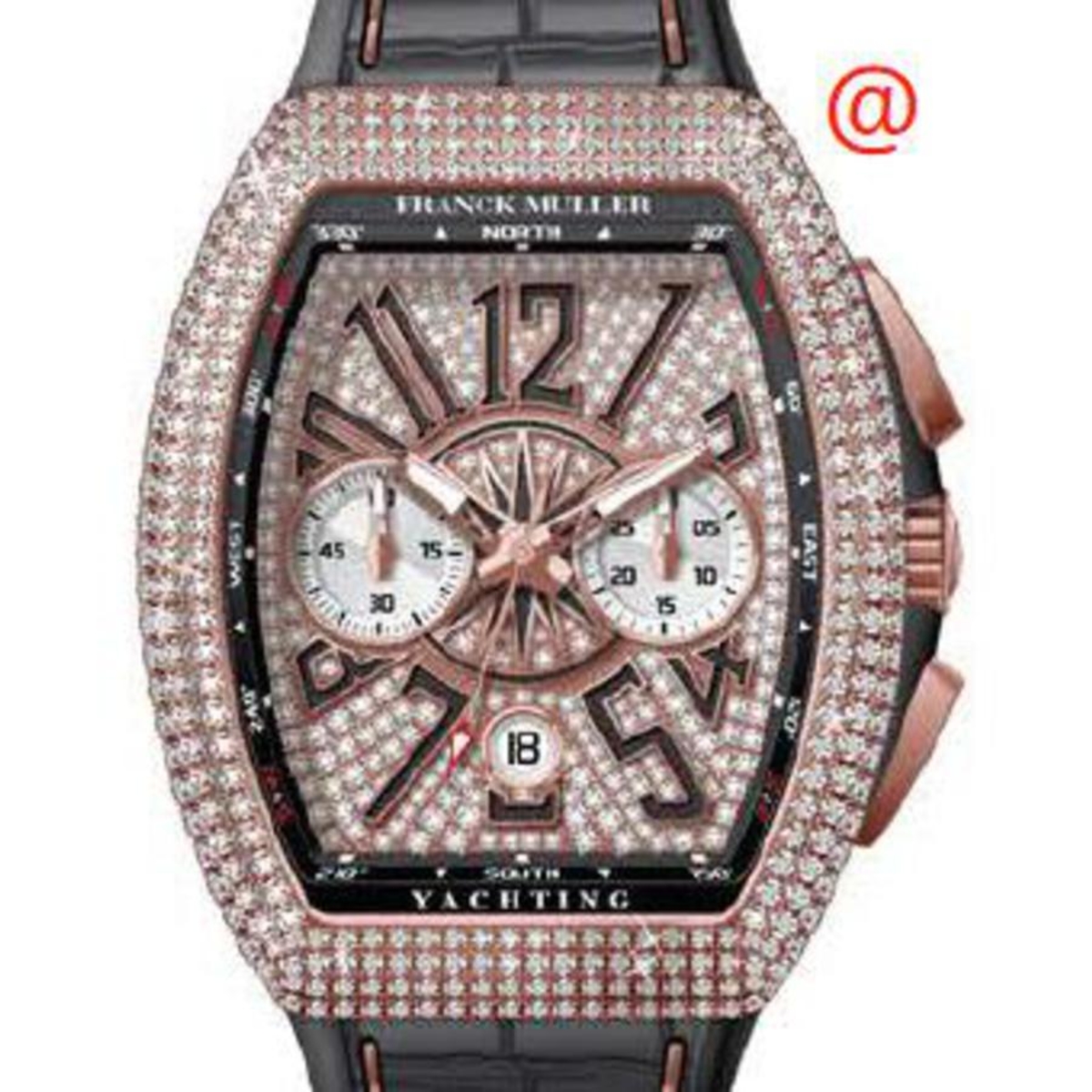 franck muller vanguard yachting chronograph rose gold