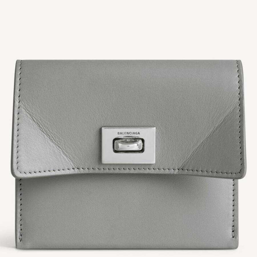 Balenciaga Rodeo Calfskin Card Holder With Flap