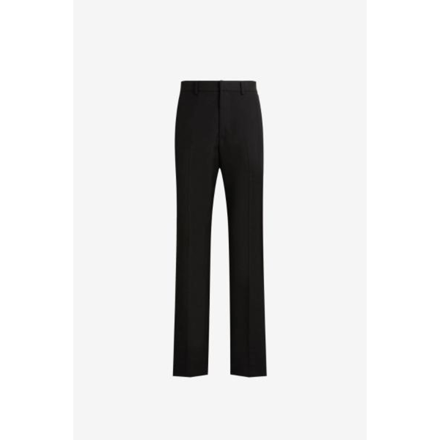 Roberto Cavalli Black Straight-Leg Tailored Trousers