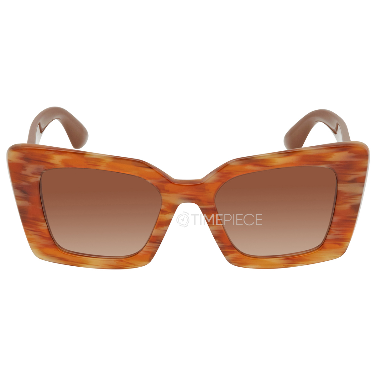 Burberry Daisy Gradient Brown Cat Eye Ladies Sunglasses BE4344 394013 51