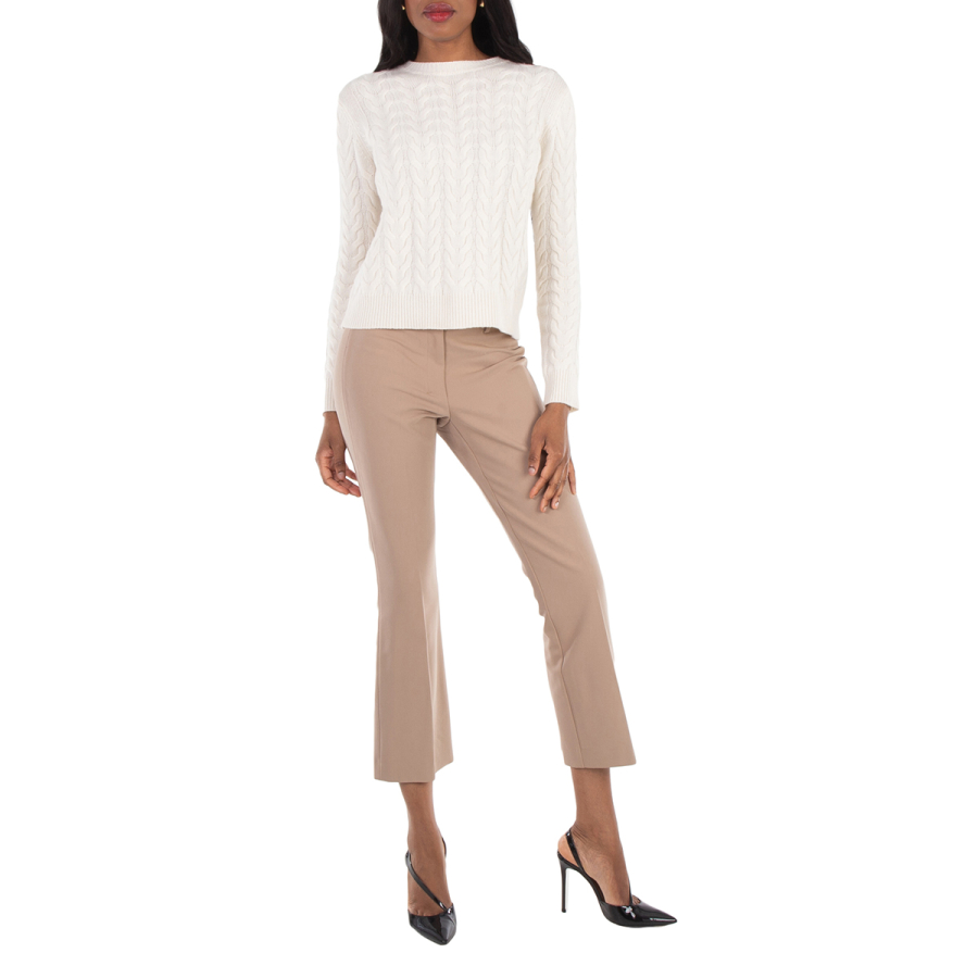 Max Mara Odessa Cable Knit Cashmere Sweater
