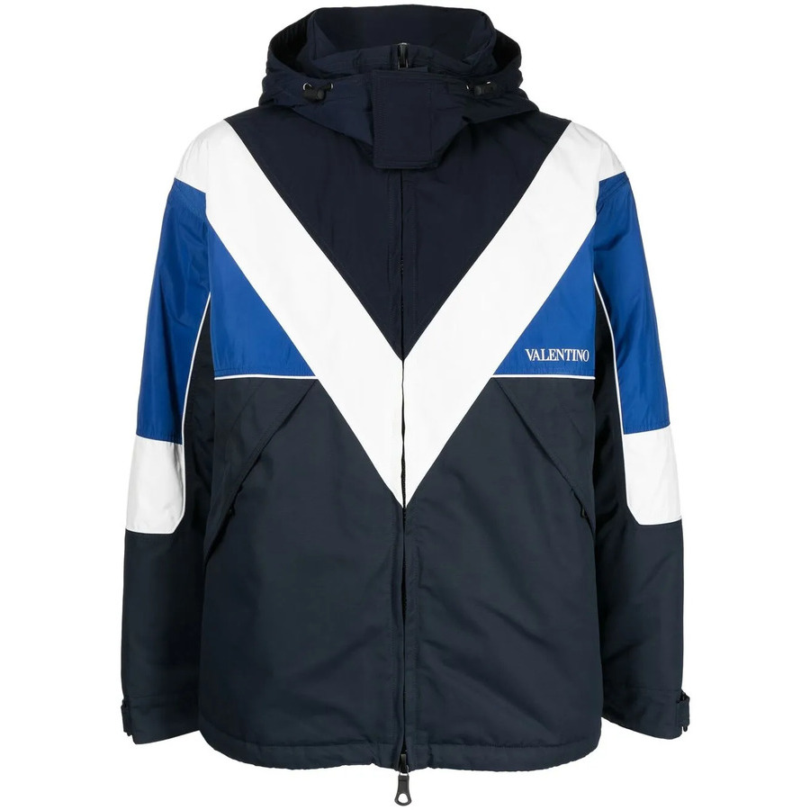 Valentino Garavani Logo-Print Zip-Up Jacket