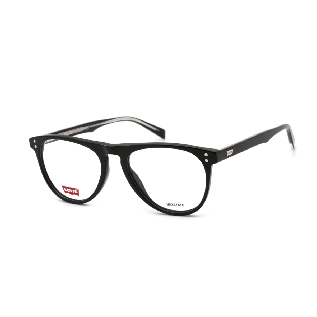 Levi's Mens Black Round Eyeglass Frames LV501408070054
