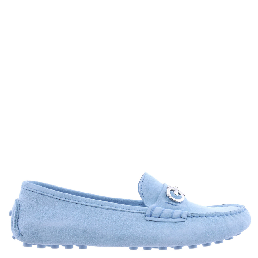 Ferragamo Crosta Gancini Ornament Driver, Size 9 C