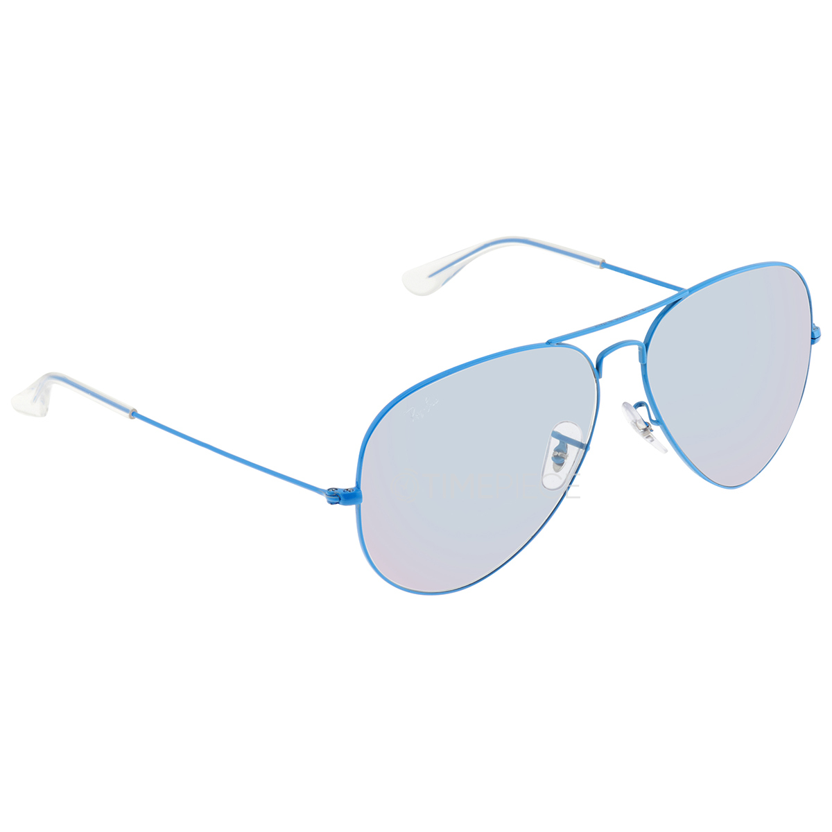 Ray Ban Aviator Solid Evolve Light Blue/Sark Violet Photochromatic ...