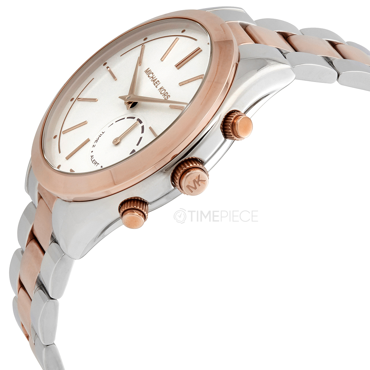 Michael Kors Slim Runway Alarm Quartz Silver Dial Ladies Smart Watch MKT4018