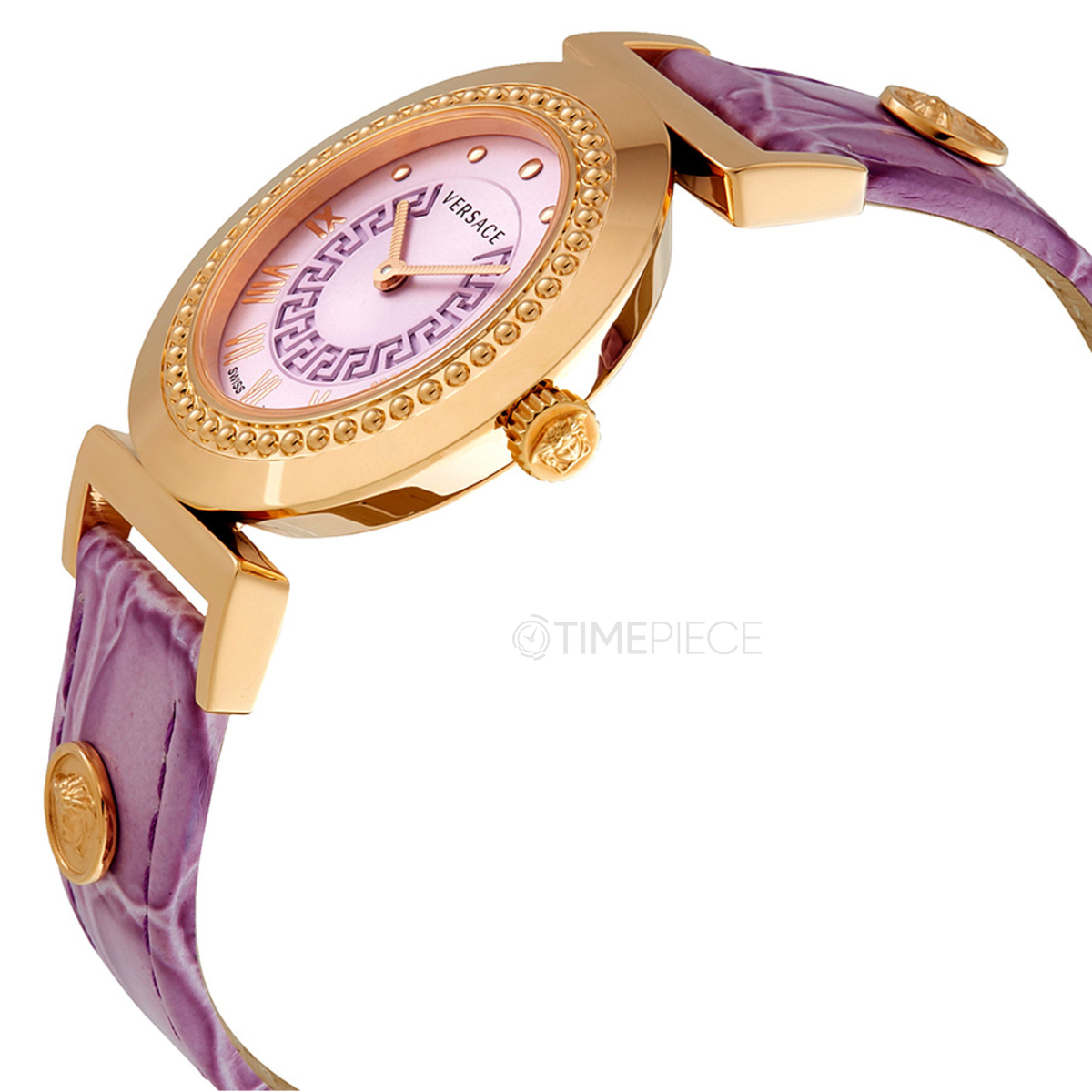 Versace Vanity Purple Dial Ladies Watch P5Q80D702S702