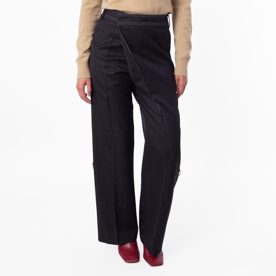 Burberry Zainab Smart Trousers, Brand Size 04 (US Size 2)