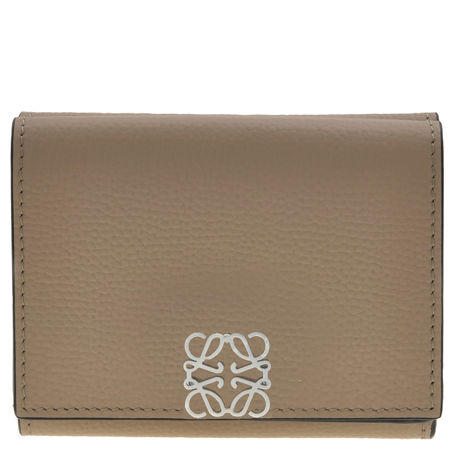 Loewe Anagram Trifold Wallet - Sand