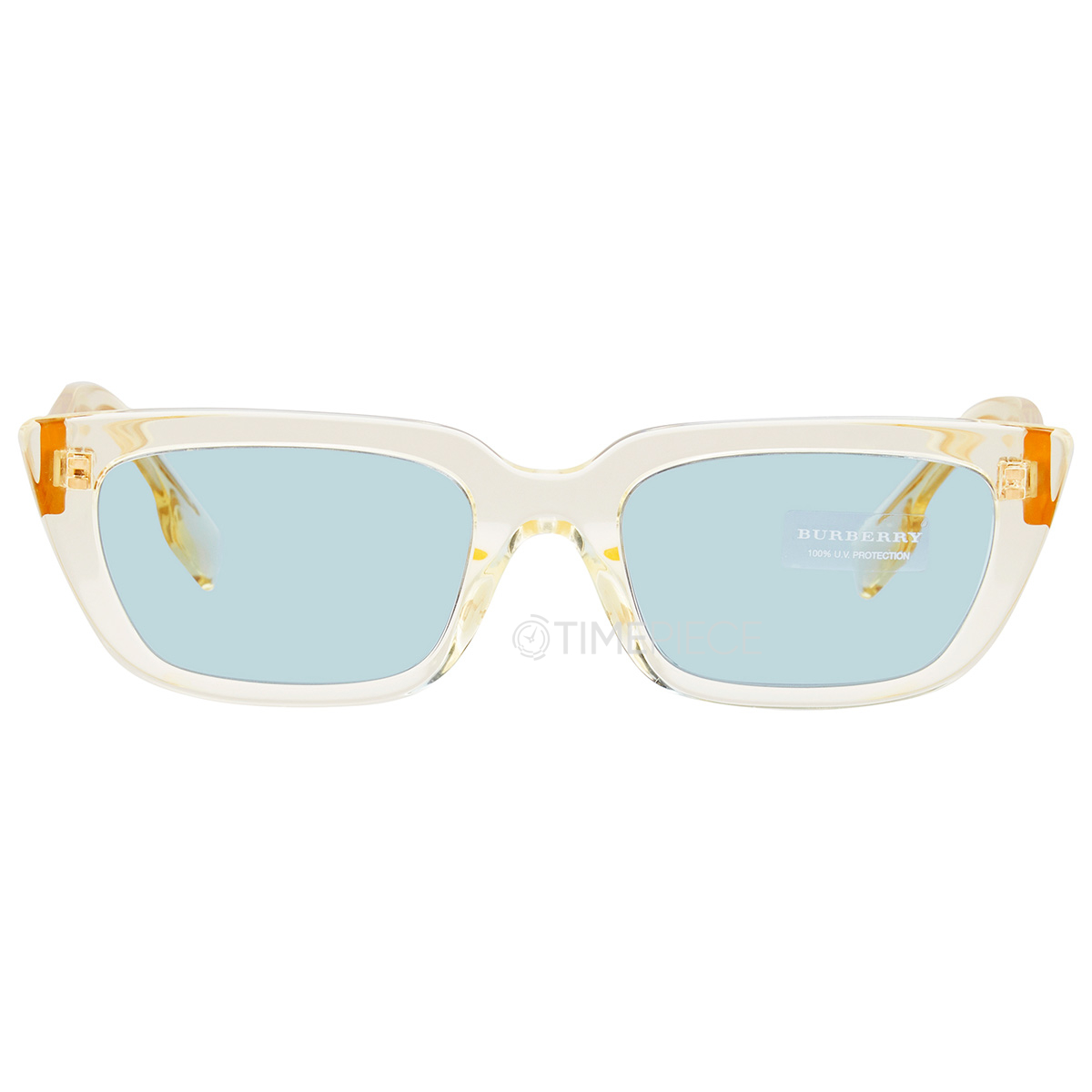 Burberry Azure Rectangular Ladies Sunglasses Be4321 387980 52