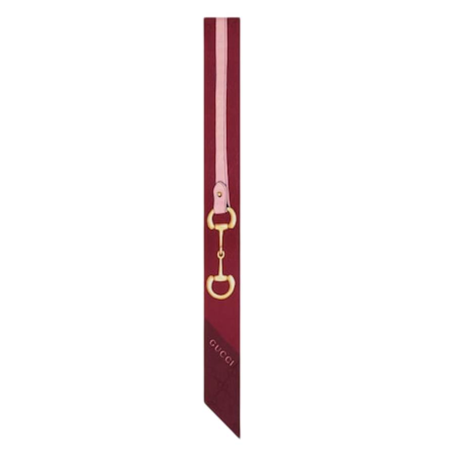 Gucci Printed Silk Twill Ribbon