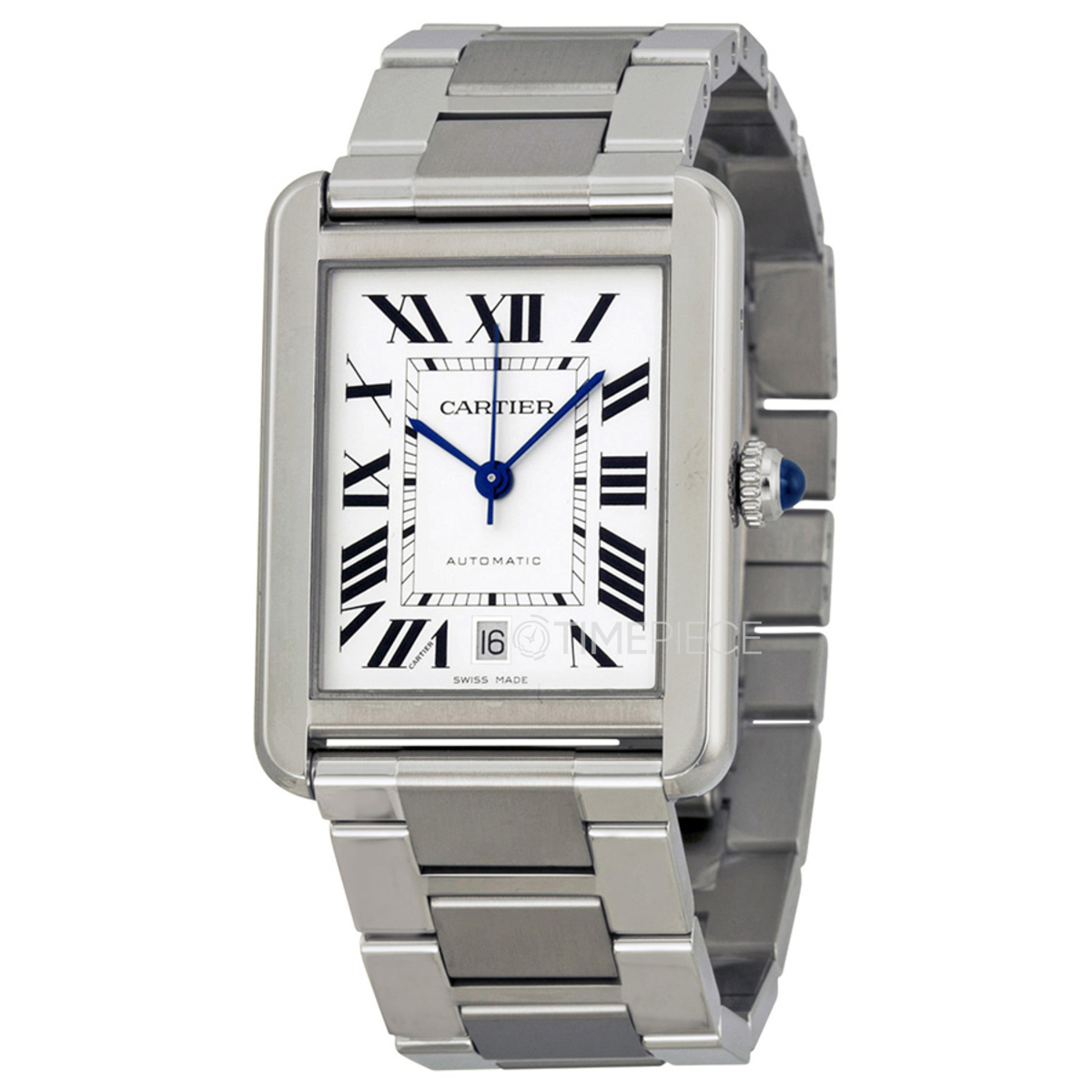 Cartier tank anglaise top men's automatic watch