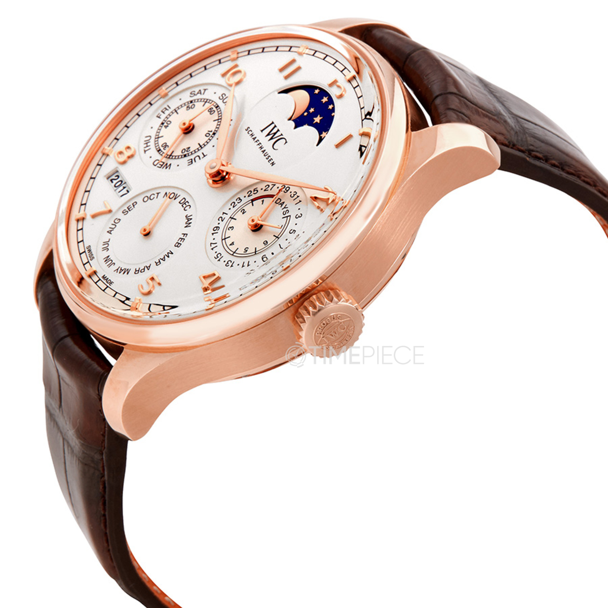 IWC Portugieser 18kt Rose Gold Prepetual Calendar Automatic Mens