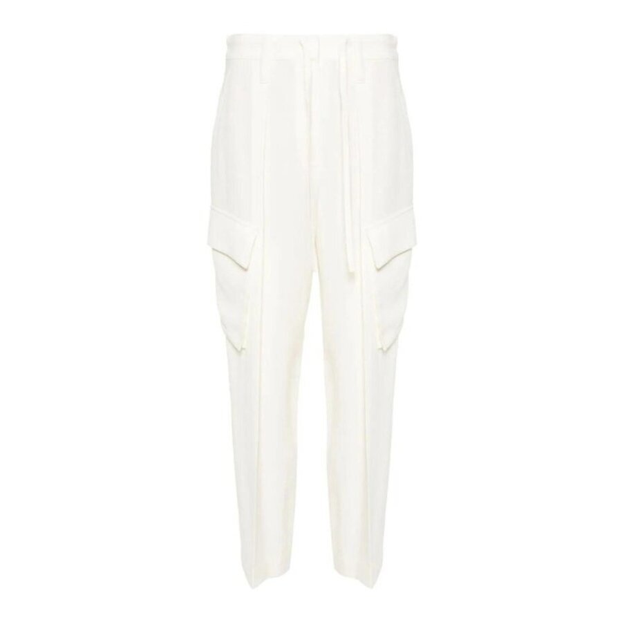 Brunello Cucinelli Wonaturale Wool Viscose Tapered Trousers
