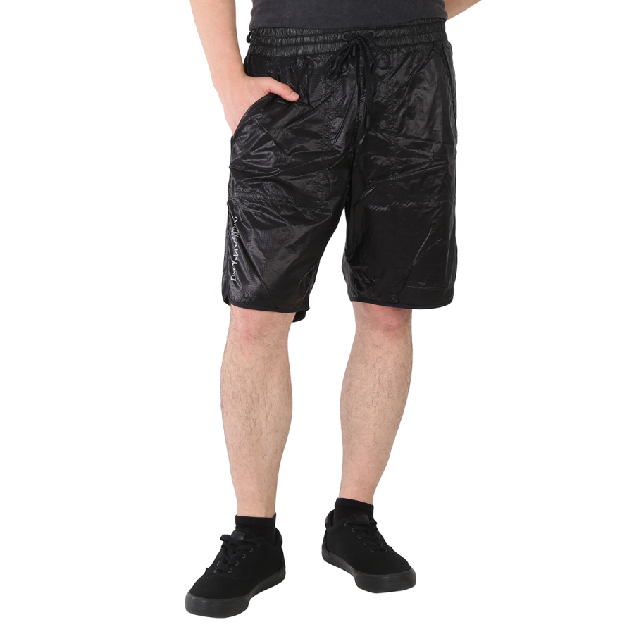 Moncler Mens Black Grenoble Drawstring Track Shorts