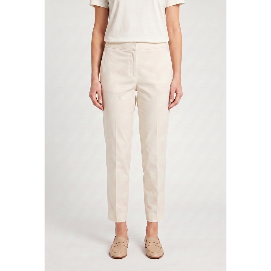 Brunello Cucinelli Wolight Beige Tailored Trousers
