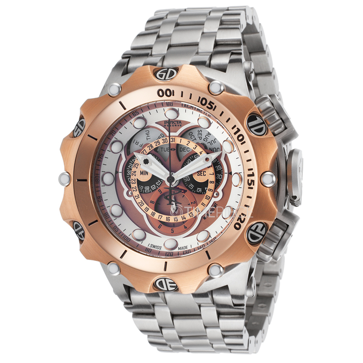 Invicta Venom Chronograph Rose Gold Dial Mens Watch 16806