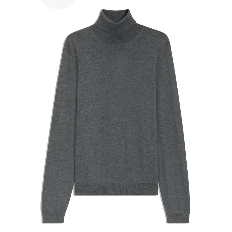 Hugo Boss Merino Wool Musso Slim-Fit Rollneck Sweater
