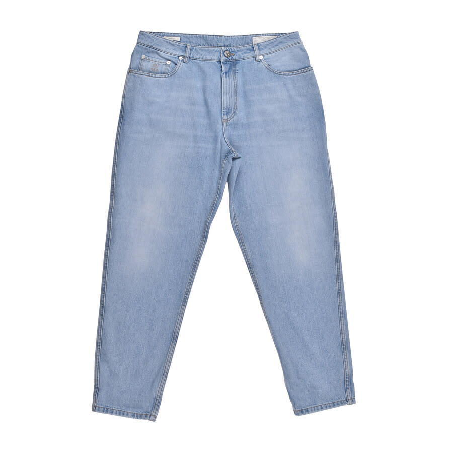 Brunello Cucinelli Light Blue Denim Jeans — Blue