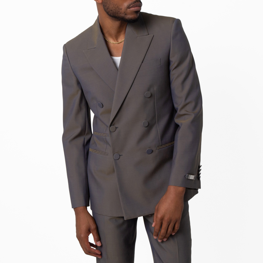 Burberry Double-Breasted Wool Blazer