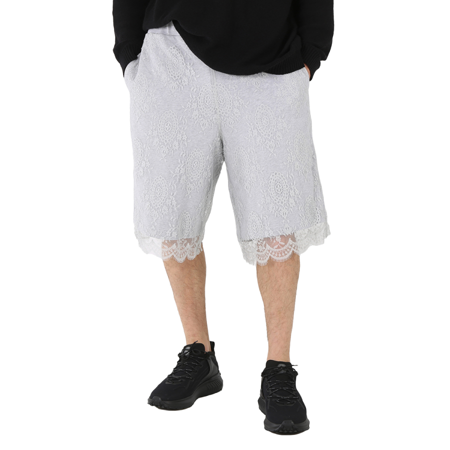 Burberry Mens Light Pebble Grey Chantilly Drawcoard Shorts