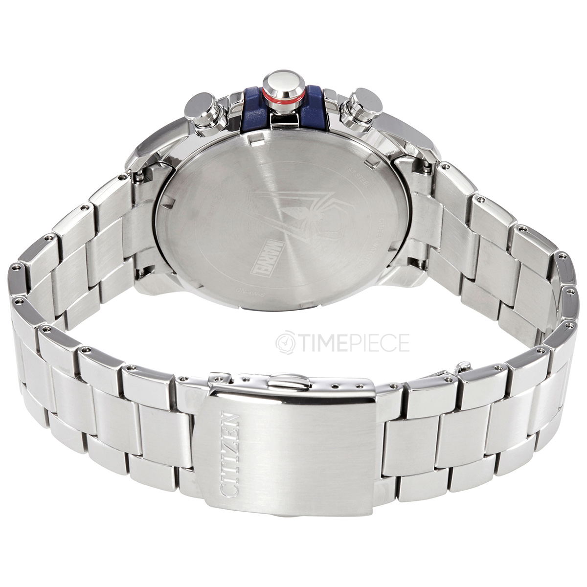 Citizen Marvel Spider-Man Eco-Drive Chronograph Blue Dial Mens