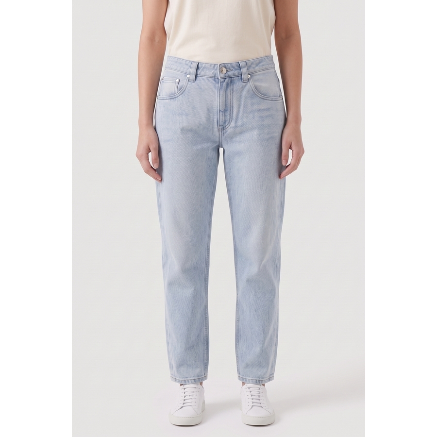 Brunello Cucinelli Relaxed-Fit Faded Denim Jeans — Blue