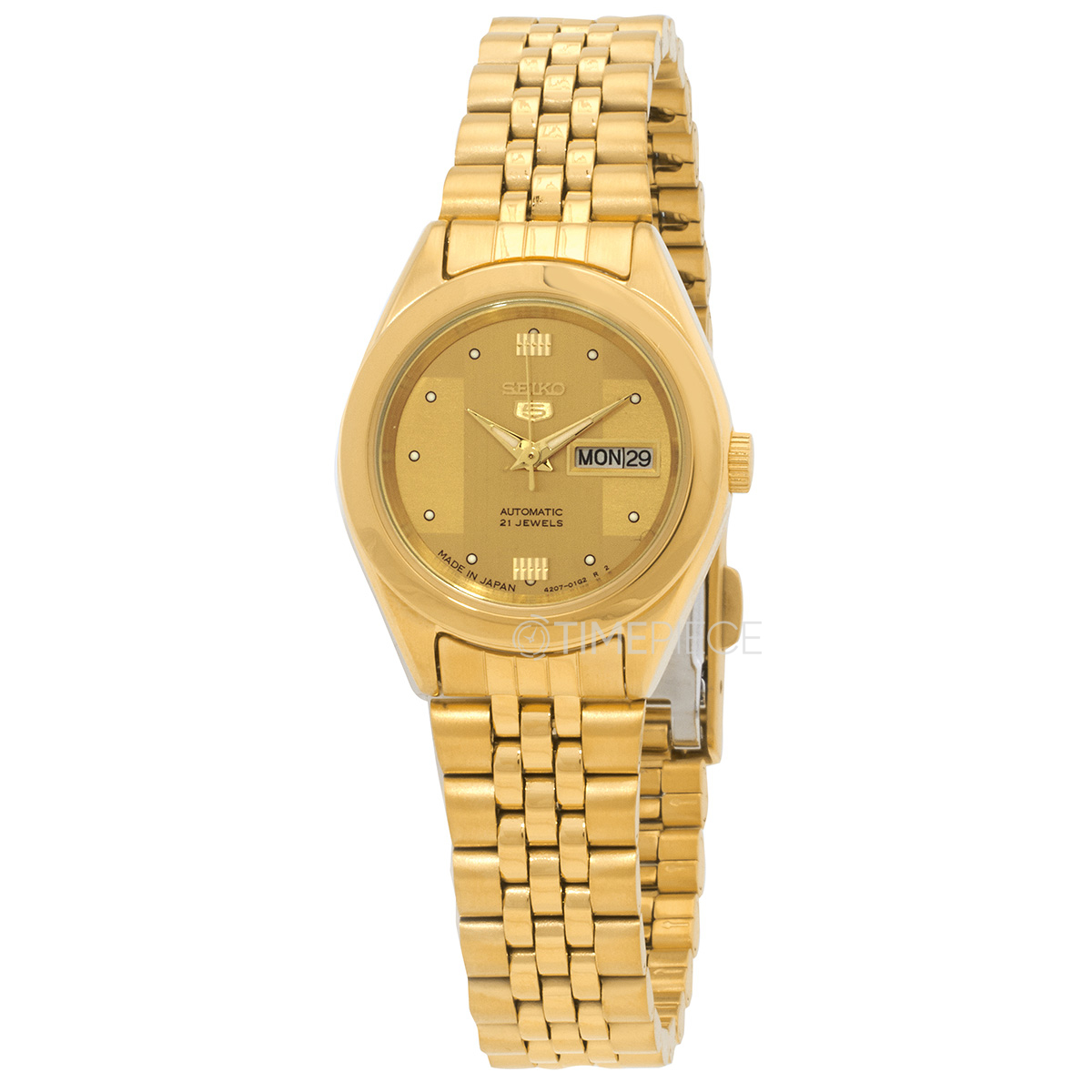 Seiko Seiko 5 Automatic Gold Dial Ladies Watch SYMG14J1