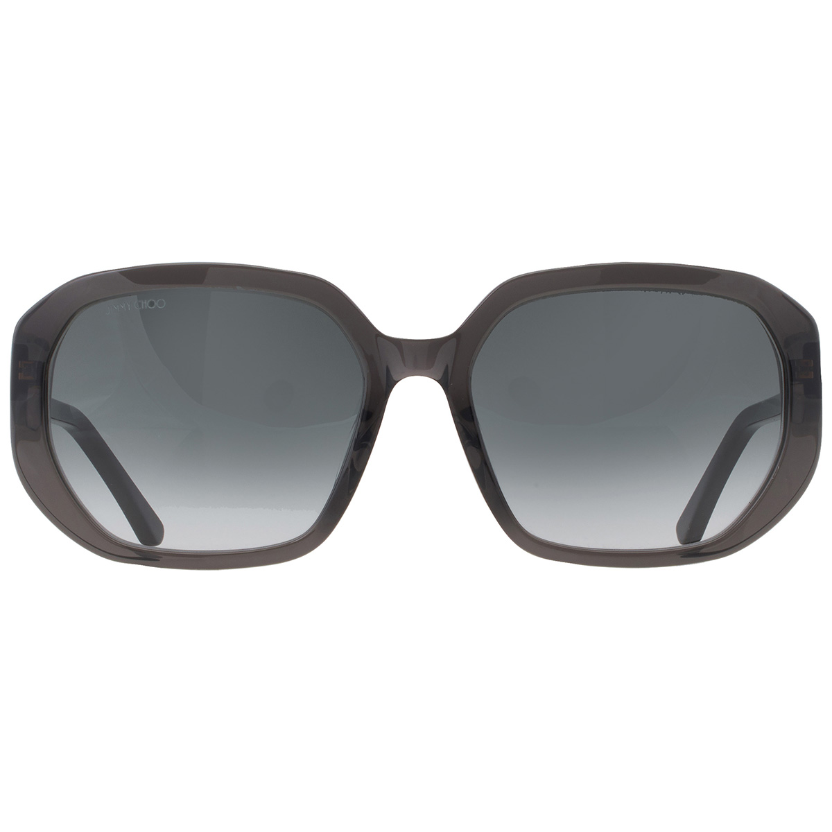 JIMMY CHOO Dark Grey Gradient Square Ladies Sunglasses