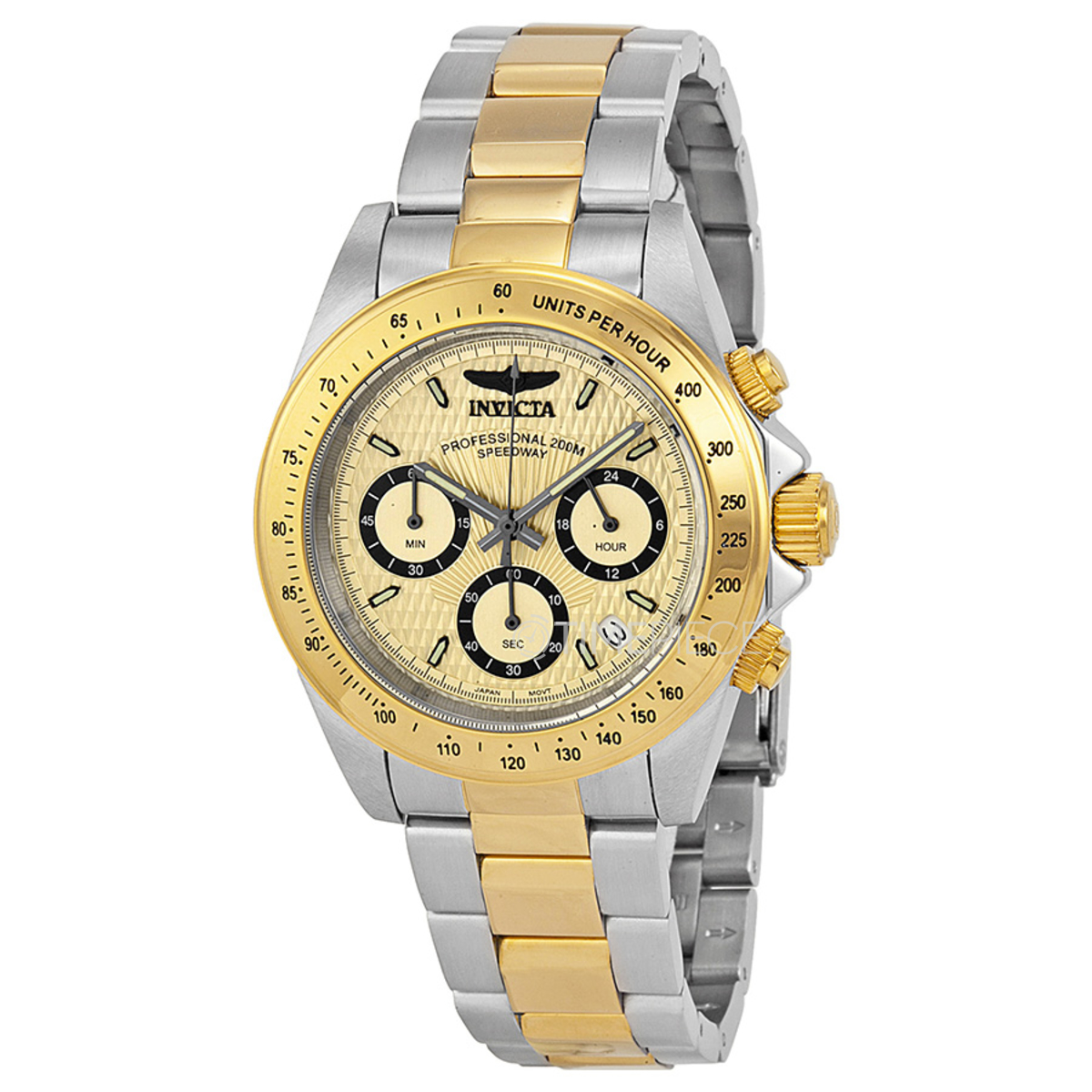 Invicta Speedway Analog Gold Dial Two-tone Mens Watch 14930