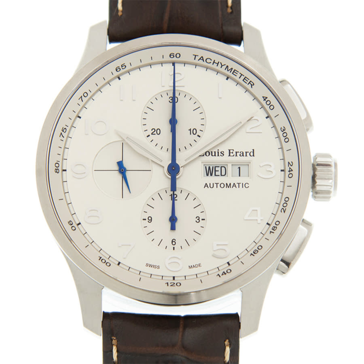 Louis Erard 1931 Chronograph Automatic White Dial Mens Watch