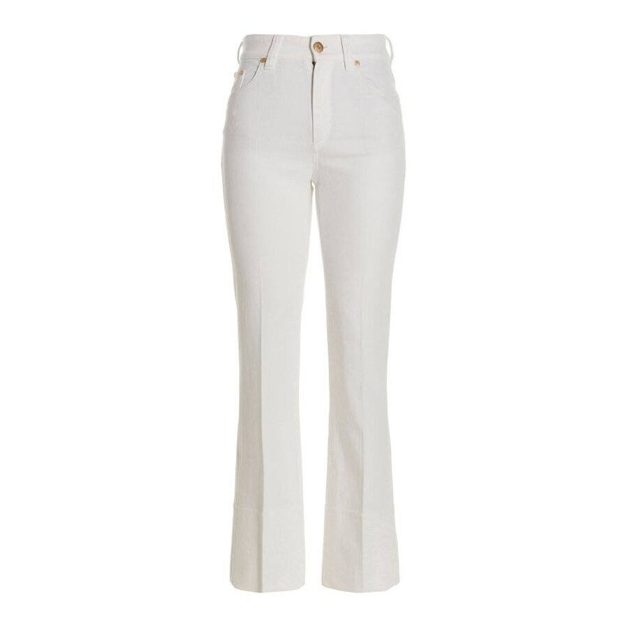 Brunello Cucinelli Wooff White Tailored Trousers