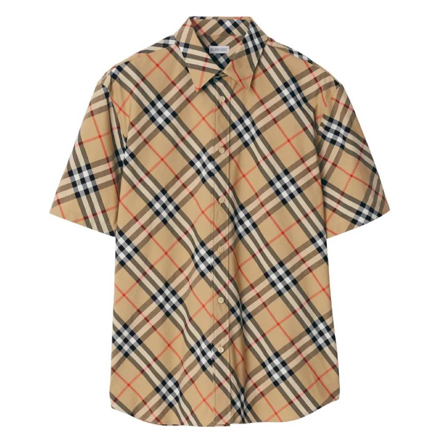 Burberry Check Cotton Poplin Classic-Fit Shirt
