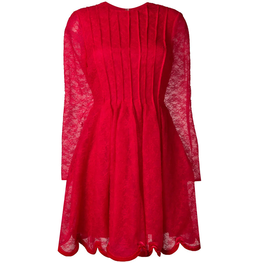 Valentino Garavani Floral Lace Skater Dress