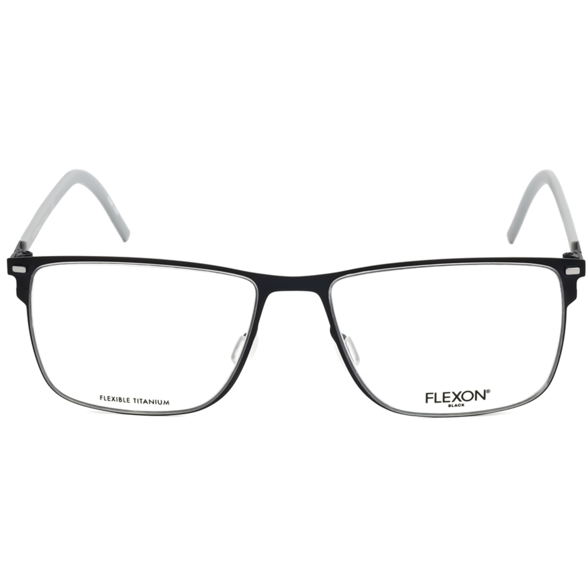 Flexon Mens Blue Square Eyeglass Frames FLEXONB207741255