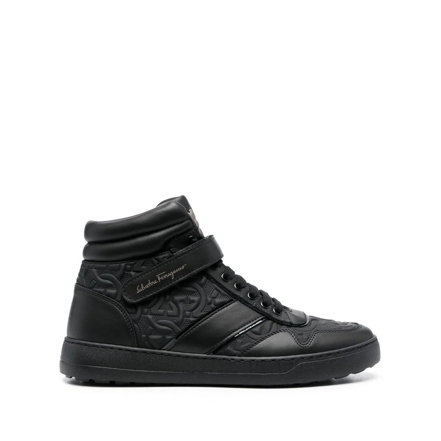 Ferragamo Mens Black Sneaker Sneakers
