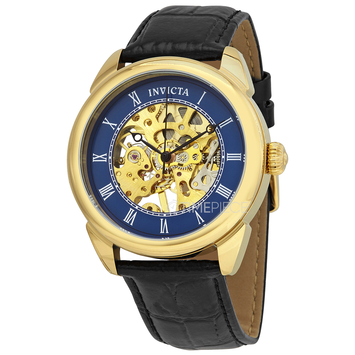 Invicta Specialty Mechanical Blue Skeleton Mens Watch 23536