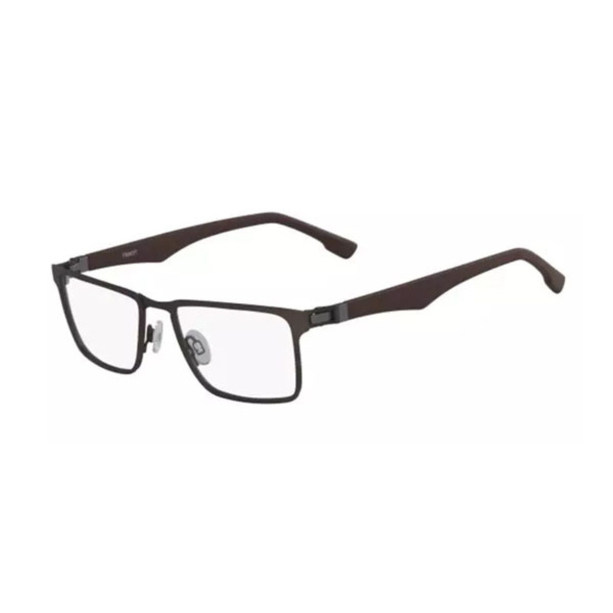 Flexon Mens Brown Oval Eyeglass Frames E107121053
